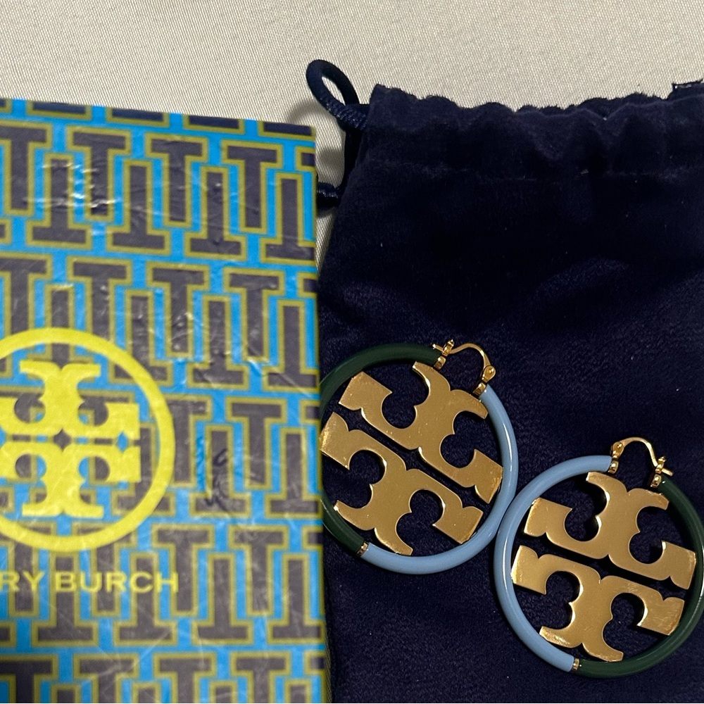 Tory Burch earrings only wore once!